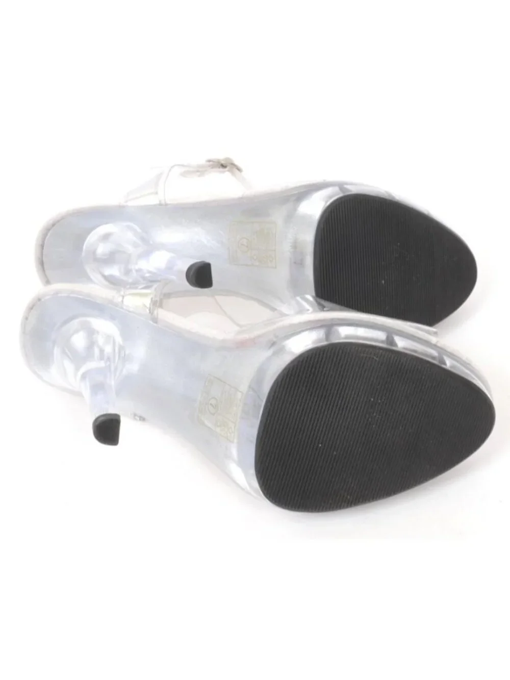 Ellie Shoes Women's 7 521-brook-w Clear Platform Stiletto Heels Dancer Exotic